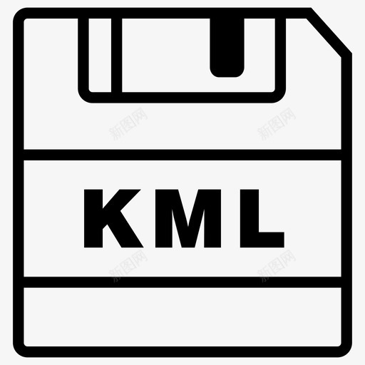 保存kml文件保存图标svg_新图网 https://ixintu.com kml扩展名 保存kml 保存图标 文件