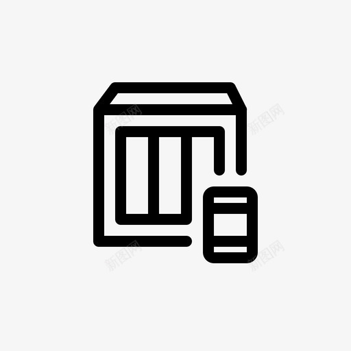 联系电话送货图标svg_新图网 https://ixintu.com 包装 支持 电话 联系 运输物流 送货