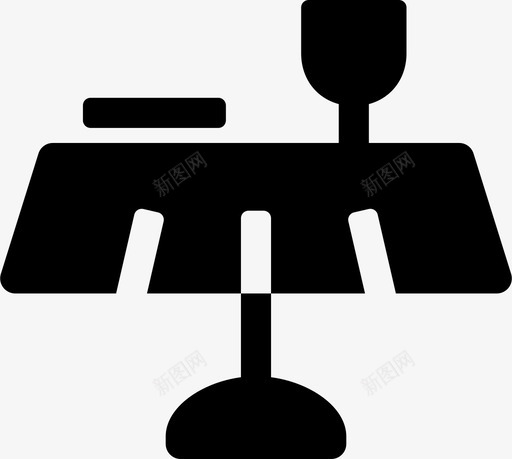 餐桌晚餐菜肴图标svg_新图网 https://ixintu.com 家具 晚餐 玻璃 菜肴 葡萄酒 餐厅 餐桌