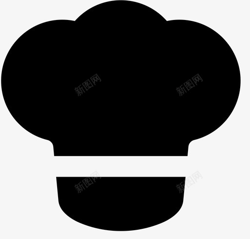 托克厨师吃饭图标svg_新图网 https://ixintu.com smashicons美食mdsolid 厨师 吃饭 帽子 托克 晚餐