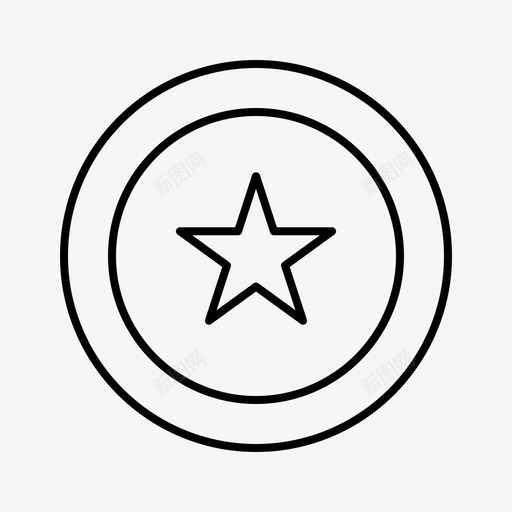 美国队长美国盾美国图标svg_新图网 https://ixintu.com 美国 美国盾 美国队长 这就是美国