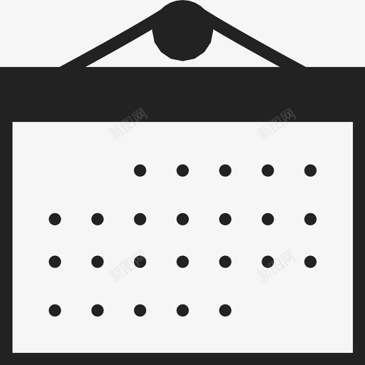 日历约会日期图标svg_新图网 https://ixintu.com 年份 日历 日期 日程 月份 约会