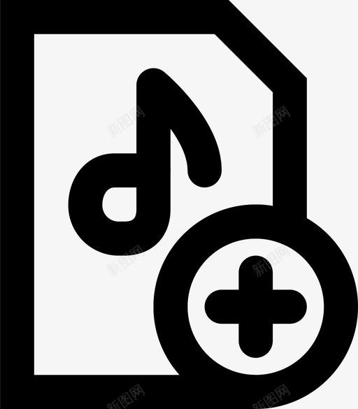 添加音乐文件音频声音图标svg_新图网 https://ixintu.com smashicons音乐2md大纲 声音 添加音乐文件 音频