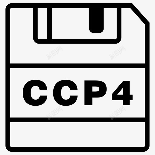 保存ccp4文件ccp4扩展名图标svg_新图网 https://ixintu.com ccp4扩展名 保存ccp4 保存图标 文件