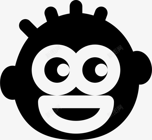 快乐表情符号脸图标svg_新图网 https://ixintu.com 快乐 漂亮图标表情符号mdsolid 脸 表情符号