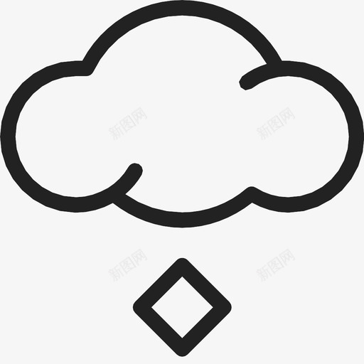 云冰雹天气图标svg_新图网 https://ixintu.com 云 冰雹 天气