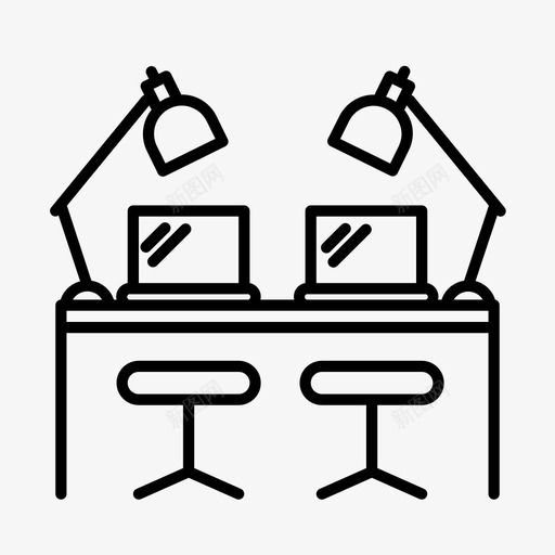 协同工作协作社区图标svg_新图网 https://ixintu.com 共同工作空间 创业 办公室 协作 协同工作 社区
