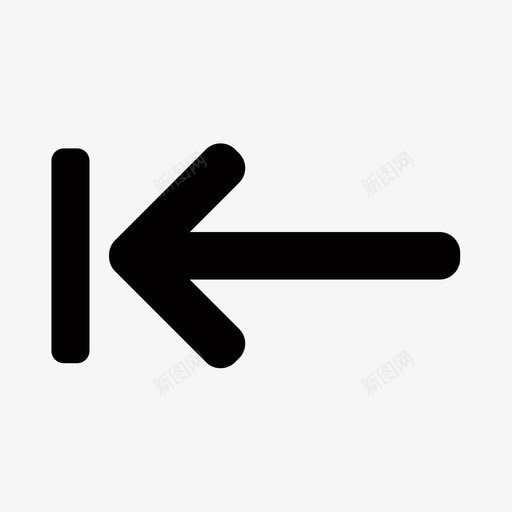 左箭头ux箭头图标svg_新图网 https://ixintu.com ux箭头 左箭头