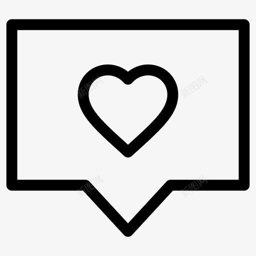 聊天爱浪漫情人节图标svg_新图网 https://ixintu.com 情人节 情人节图标集 浪漫 聊天爱