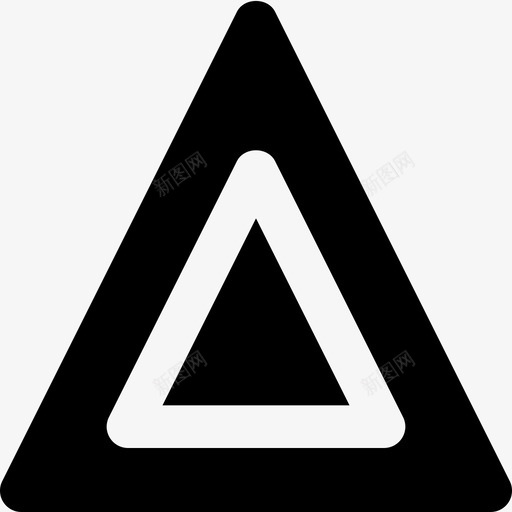 三角警示牌汽车零件图标svg_新图网 https://ixintu.com smashicons汽车零件mdsolid 三角警示牌 汽车 车辆 零件