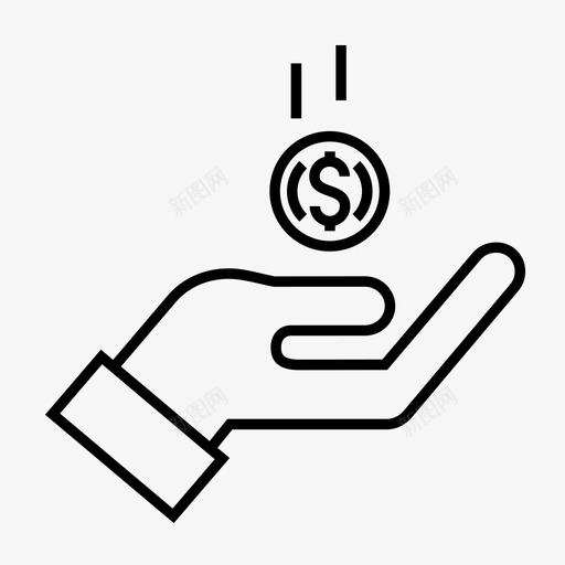 省钱硬币保险箱图标svg_新图网 https://ixintu.com 保险箱 储蓄 省钱 硬币 金融