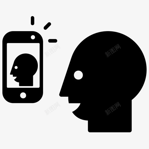 自拍相机脸图标svg_新图网 https://ixintu.com 人 照片 相机 脸 自拍
