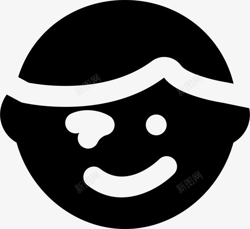 眨眼表情符号表情图标svg_新图网 https://ixintu.com smashicons表情符号mdsolid 眨眼 脸 表情 表情符号