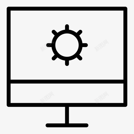 计算机设置首选项设置图标svg_新图网 https://ixintu.com 电视 计算机技术大纲 计算机设置 设置 首选项