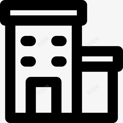 公寓楼房地产房子图标svg_新图网 https://ixintu.com 公寓楼 史玛希诺房地产2md大纲 房地产 房子