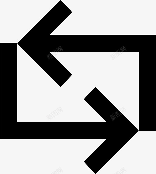 重复循环重放图标svg_新图网 https://ixintu.com 循环 旋转 重复 重放