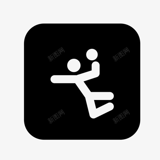 手球各种运动奥运会图标svg_新图网 https://ixintu.com 各种运动 奥运会 手球