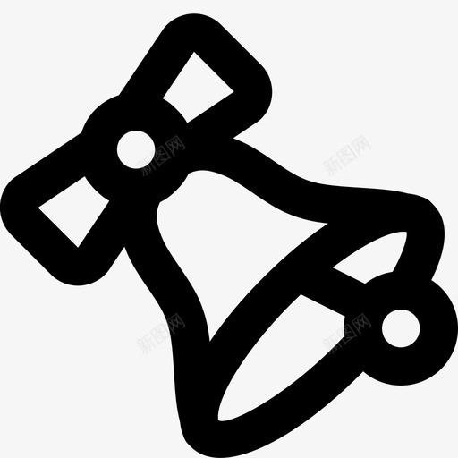 圣诞钟声假日旅游图标svg_新图网 https://ixintu.com smashicons假日md大纲 假日 圣诞钟声 度假 旅游