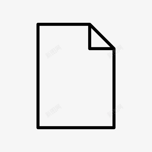 文件书页图标svg_新图网 https://ixintu.com 书 文件 纸 页
