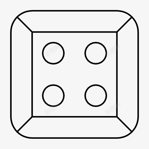 骰子赌场四图标svg_新图网 https://ixintu.com 四 玩 赌博 赌场 运气 骰子