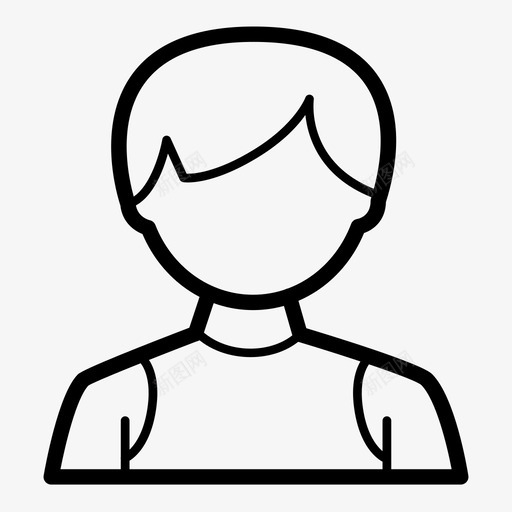 男孩阿凡达孩子图标svg_新图网 https://ixintu.com 人 孩子 男孩 阿凡达