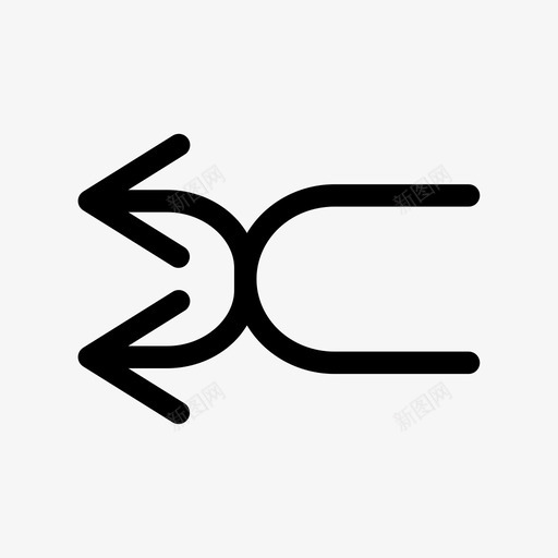 随机移动箭头双倍图标svg_新图网 https://ixintu.com 刷新 加载 双倍 箭头 随机移动