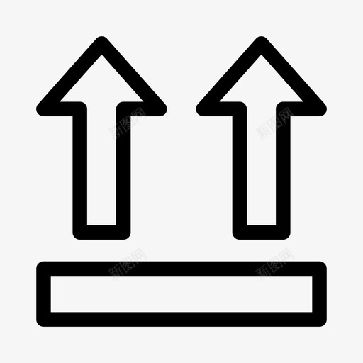 竖直对齐箭头图标svg_新图网 https://ixintu.com 全部 对齐 竖直 箭头