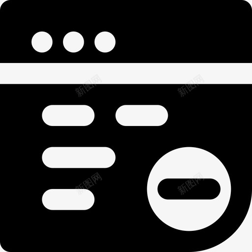减去浏览器市场营销减号图标svg_新图网 https://ixintu.com smashicons搜索引擎优化分析md固体 减去浏览器 减号 市场营销 搜索引擎优化 网络