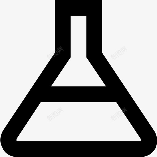 erlenmeyerflask实验labflask图标svg_新图网 https://ixintu.com erlenmeyerflask labflask laboratory lineessentials图标集 research 实验