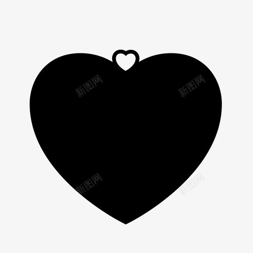心形珠宝爱情图标svg_新图网 https://ixintu.com 吊坠 心形 情人节 爱情 珠宝