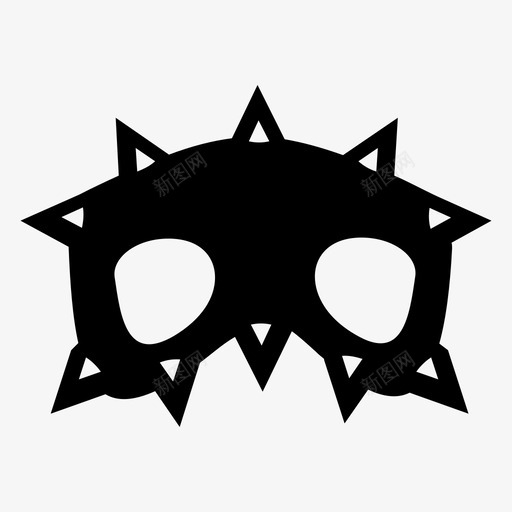 面具钉皮革虐待狂图标svg_新图网 https://ixintu.com 性 皮革 虐待狂 面具钉