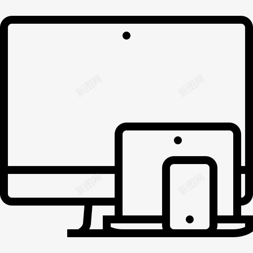 苹果设备比较兼容性图标svg_新图网 https://ixintu.com 兼容性 分辨率 反应灵敏 比较 美味的苹果设备 苹果设备