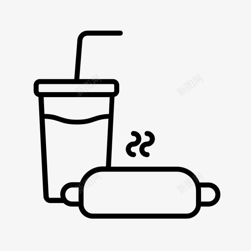 游戏食品热狗nfl图标svg_新图网 https://ixintu.com nfl 体育赛事 游戏食品 热狗
