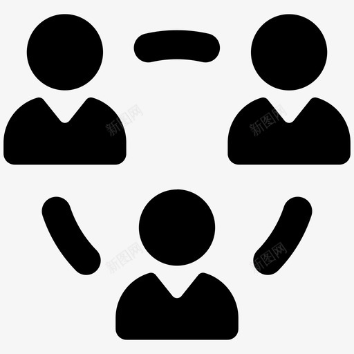 团队业务团队网络图标svg_新图网 https://ixintu.com 业务团队 业务坚实第4卷 团队 团队合作 小团队 网络