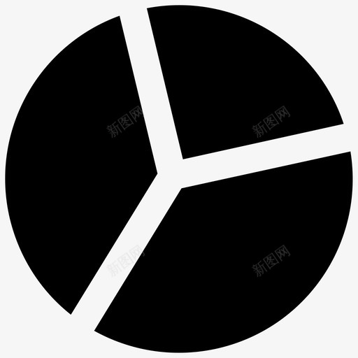 饼图图表统计图标svg_新图网 https://ixintu.com 图表 基本要素 统计 饼图