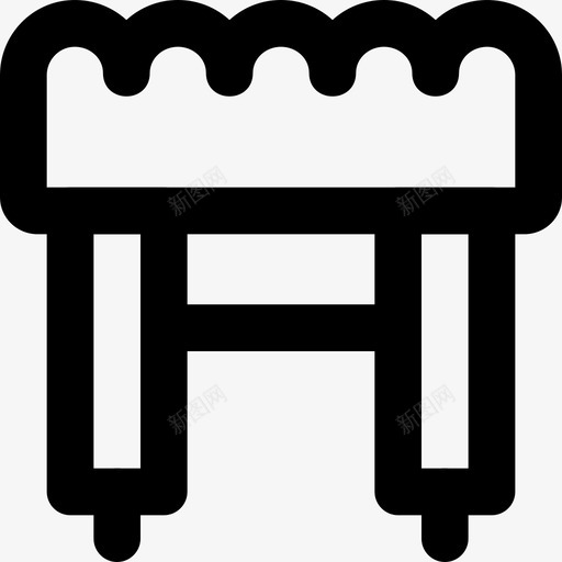 凳子物品家具图标svg_新图网 https://ixintu.com 凳子 家具 家庭用品 物品