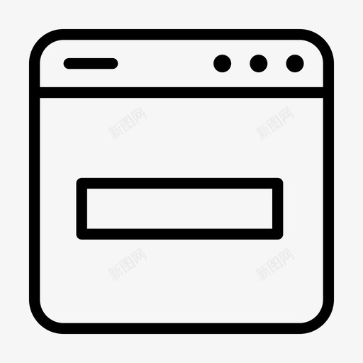 工具栏浏览器布局图标svg_新图网 https://ixintu.com 工具栏 布局 浏览器 用户界面