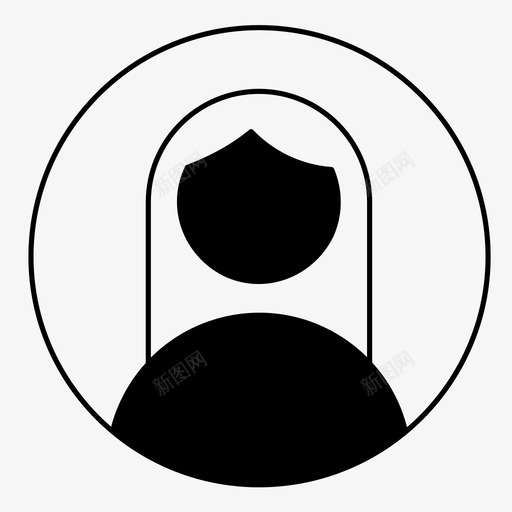 女性头像女孩图标svg_新图网 https://ixintu.com 个人 个人资料 头像 女孩 女性 用户