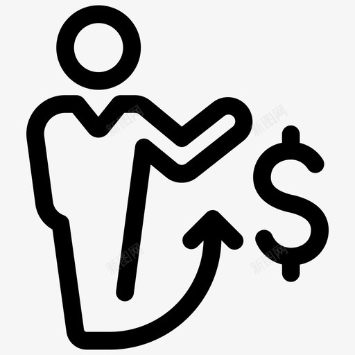 财务财务顾问财务收入图标svg_新图网 https://ixintu.com 业务线第二卷 财务 财务产出 财务收入 财务顾问