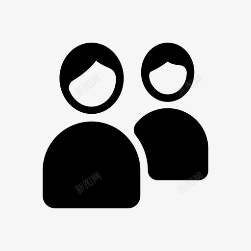 三个用户两个用户两个朋友图标svg_新图网 https://ixintu.com logestics 三个用户 两个朋友 两个用户