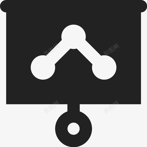 演示商务管理图标svg_新图网 https://ixintu.com 会议 办公室 商务 演示 管理
