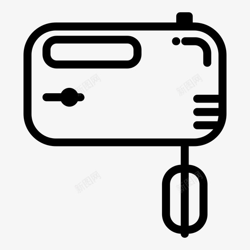 手工搅拌机烘焙烹饪图标svg_新图网 https://ixintu.com 厨房 手工搅拌机 烘焙 烹饪
