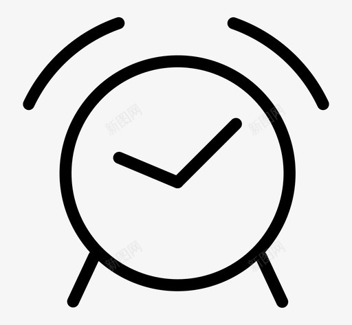 闹钟事件提醒图标svg_新图网 https://ixintu.com 事件 提醒 智能内容管理大纲 计时器 闹钟