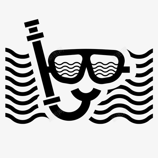潜水面罩潜水员潜水图标svg_新图网 https://ixintu.com 海洋 潜水 潜水员 潜水和旅游 潜水面罩