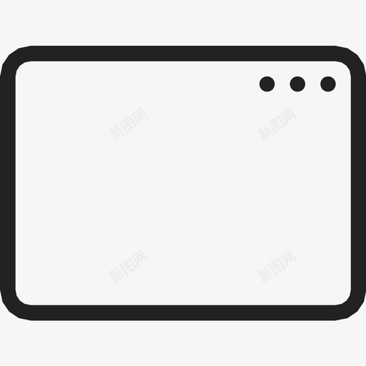 窗口浏览器屏幕图标svg_新图网 https://ixintu.com 屏幕 浏览器 窗口