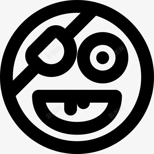 海盗表情符号脸图标svg_新图网 https://ixintu.com 海盗 漂亮图标表情符号md大纲 脸 表情符号