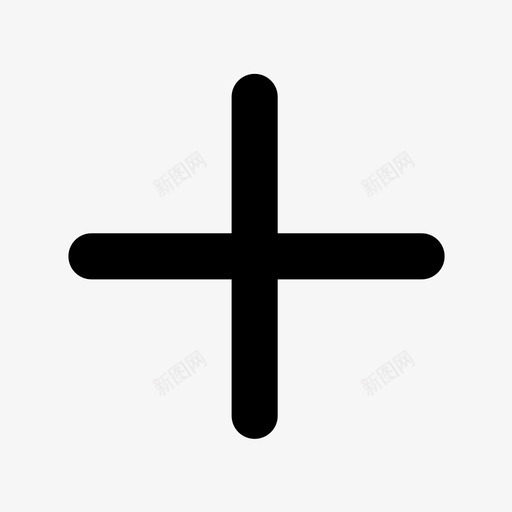 加法计算器数学图标svg_新图网 https://ixintu.com 加号 加法 数字 数学 计算器