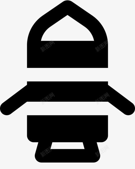 太空舱天文学史密森太空md固体图标svg_新图网 https://ixintu.com 史密森太空md固体 天文学 太空舱