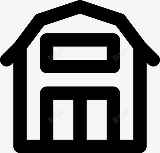 谷仓农业花园图标svg_新图网 https://ixintu.com 农业 史玛西农牧md大纲 自然 花园 谷仓