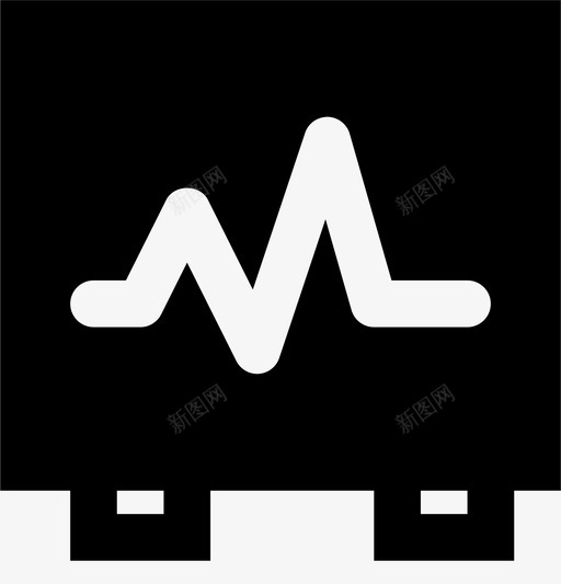 心电图健康医疗图标svg_新图网 https://ixintu.com smashiconsmedicalmdsolid 健康 医疗 心电图